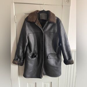 Vintage Blakes, English Sheepskin coat size L